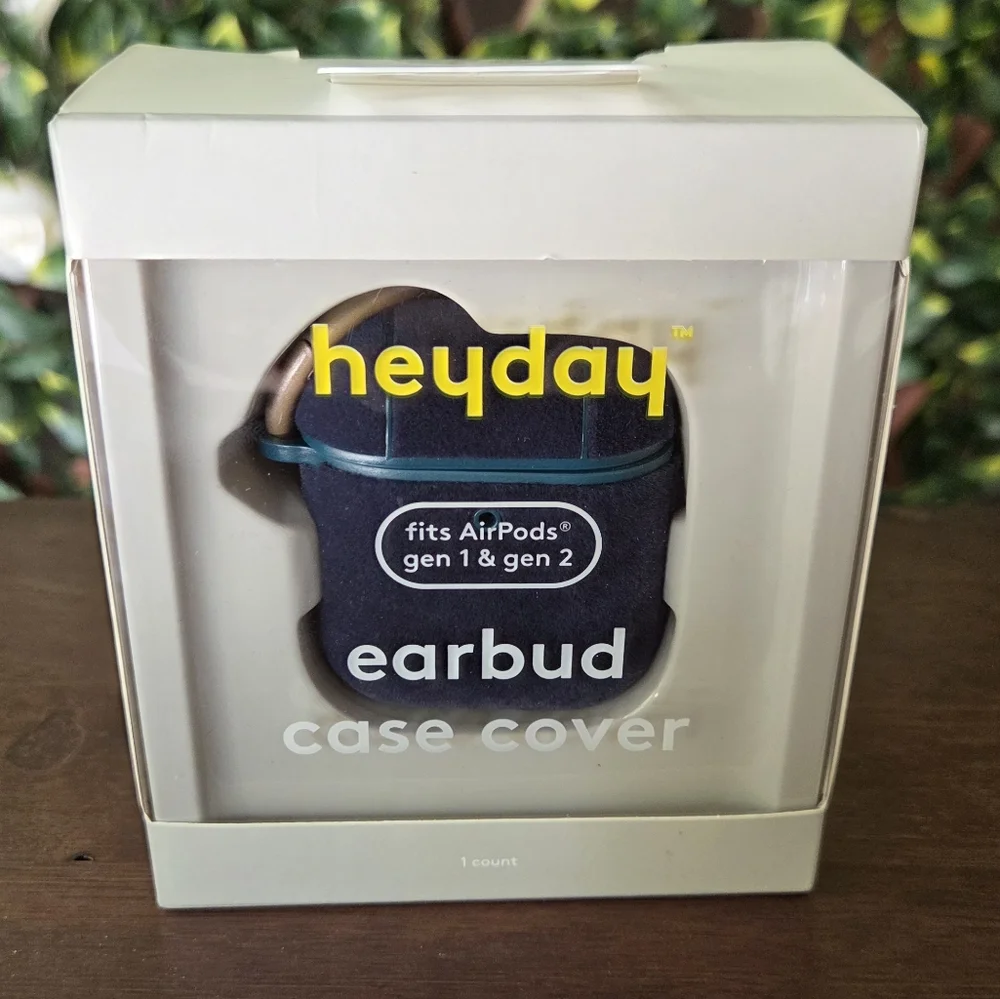 NEW Heyday Hard Earbud Case Cover AirPods Gen 1 & 2 Dark Green NIP